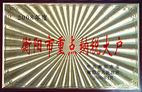 2009年度衡陽市重點(diǎn)納稅大戶（2008年）.JPG